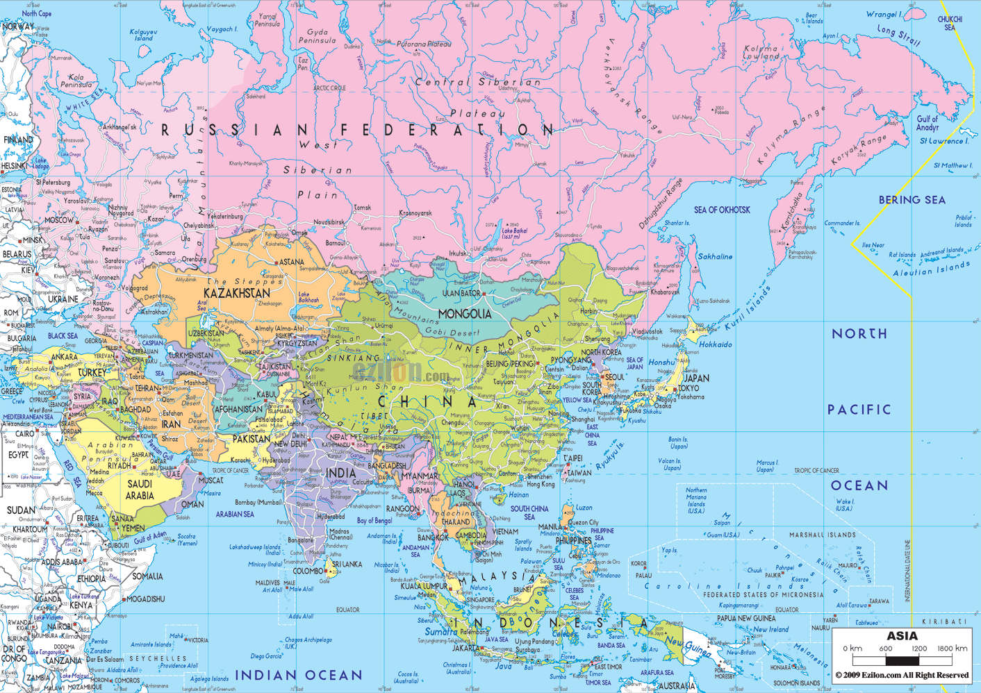 political-map-of-Asia